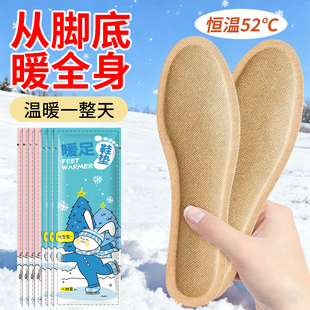 自发热鞋 垫男暖足贴暖脚贴暖脚宝女款 可行走发热鞋 垫 暖脚神器