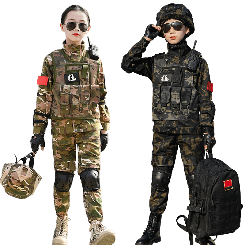 儿童迷彩服套装特种兵男童