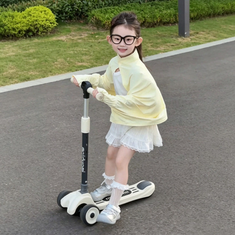 儿童防晒斗篷披肩夏薄款女款凉感棉花娃娃场景道具娃屋
