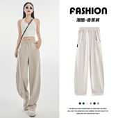 爵士舞跳舞裤 美式 子 春秋弯刀卫裤 宽松休闲香蕉裤 运动裤 女2026新款