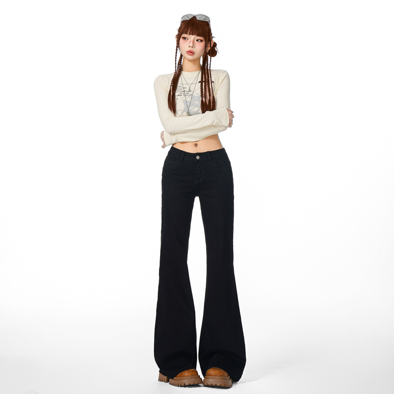 PVJ美式辣妹低腰喇叭裤