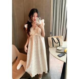 睡20v24复古宫廷风套领UAX带胸垫吊带短裤 家居服裙 睡衣装