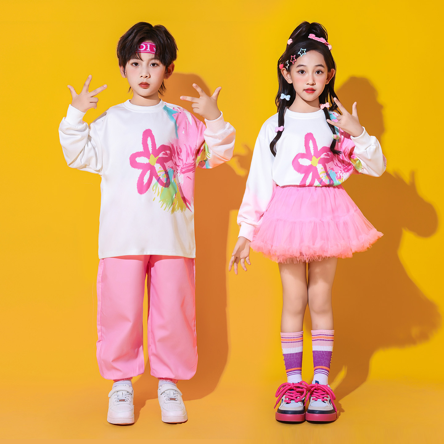 小学生运动会开幕式服装秋冬季校运会幼儿园班服儿童啦啦队演出服