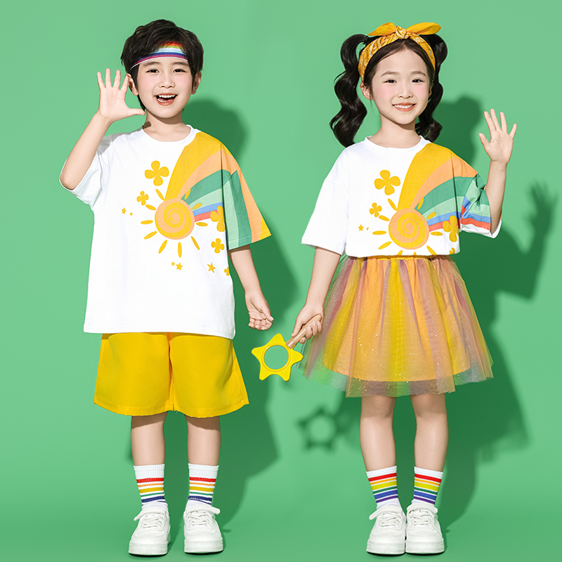 六一儿童舞蹈表演服套装