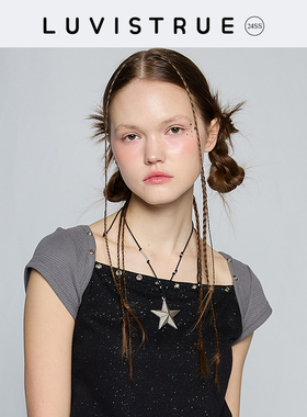 LUVISTRUE24SS潮牌星星吊坠项链