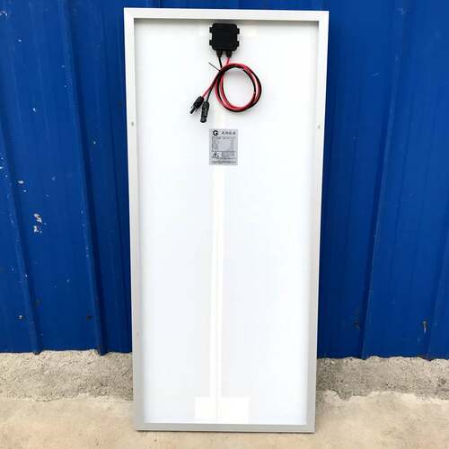。全新单晶硅100W太阳能板发电板电池板光伏发电系统12V24V充电家