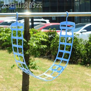 家创用枕意枕架晒枕头神可调钩节功晾多能双旋度转全角防风可折叠