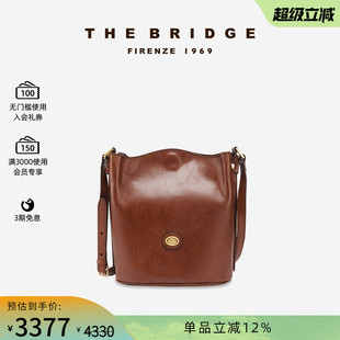 The STODO系列手工牛皮植鞣工艺女士水桶包 Bridge 桥牌