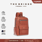The 手工牛皮大号男复古双肩包电脑背包 微瑕特卖 Bridge 桥牌