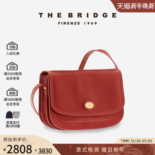 圣诞礼物 The Story系列手工牛皮 桥牌 单肩包女斜挎包 Bridge