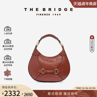 圣诞礼物 桥牌 ISABELLA系列女士牛皮单肩斜挎包 Bridge The