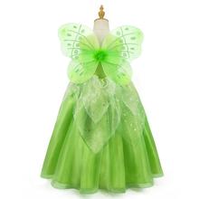 Girls Costume Halloween Costume for Kids Green Fancy Dress F