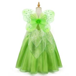 for Kids Green Girls Dress Halloween Fancy Costume