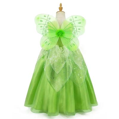 Girls Costume Halloween Costume for Kids Green Fancy Dress F