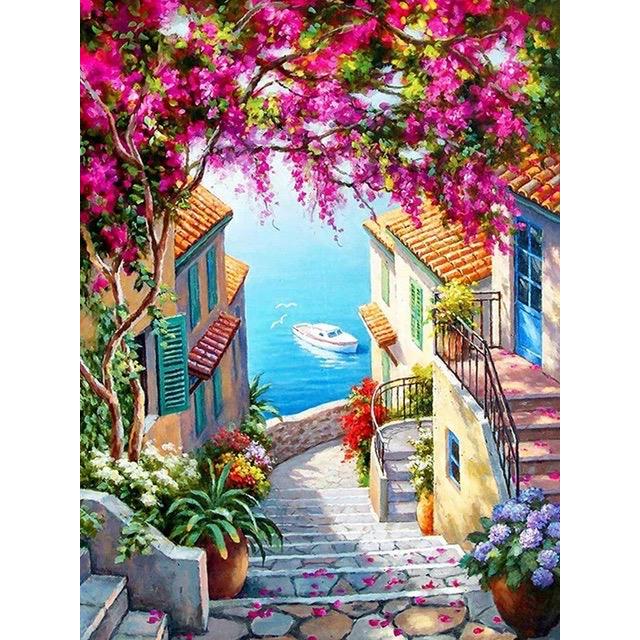 Diy Frame Paint By Numbers For Adults Kits Home Wall Decors