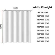 abstract Bohemian shower curtain Medieval arch Sun leaf Mode