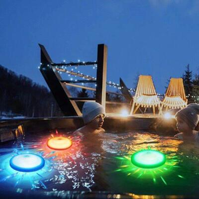 Floating Pool Light Underwater Night Lamp Battery Operated
