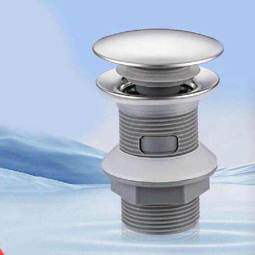 Basin Sink Bounce Type Drain Waste Stopper Button Sink Plug
