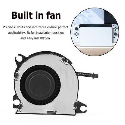 Built-in Heatsink Cooler Fan Lightweight Console Host