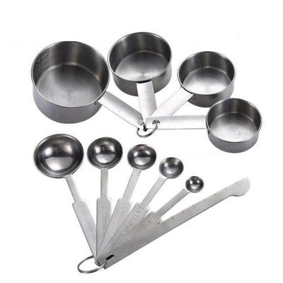 Measuring Cups Premium Stackable Kitchen Spoon Set Stainless