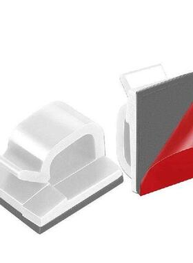 60Pcs Self-adhesive Wire Tie Cable Clamp Clips Holder for