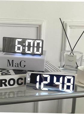 Smart LED Clock Bedside Digital Alarm Clocks Desktop Table E