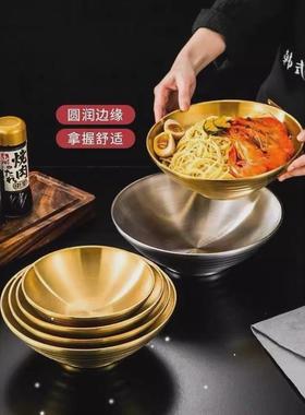 1 PC Creative Stainless Steel Ramen Bowl Korean Friut Salad