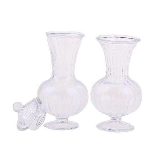 Mini Flower Bottle Wind Chimes Style Decor Glass Vase