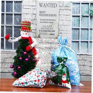 Christmas Styles Gift Assorted Drawstring Bags 24PCS