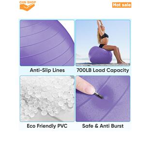 Yoga Ball Exercise Ball for Working Out Anti-Burst and Slip