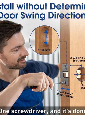 Smart Lock with password, Keyless Entry Door Lock with Touch