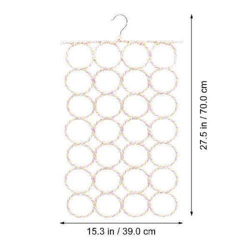 2 Pcs Scarf Rack but Belt Household Ties Hangers Shawl Ring