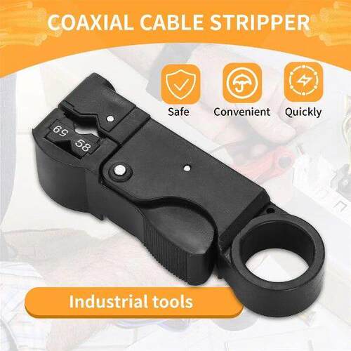 L60ACoax Cable Stripper 3-Blade for RG58/59/62/3c/4c cables