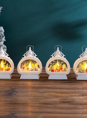 Kids Christmas Lantern Night Light Gift Table Decor Ornament