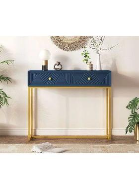 US Console Table Wood Sofa Table Entryway Table With 2