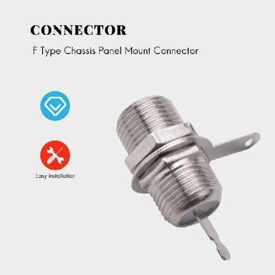 25 Pcs F Type Panel Mounted Socket Female Jack Solder