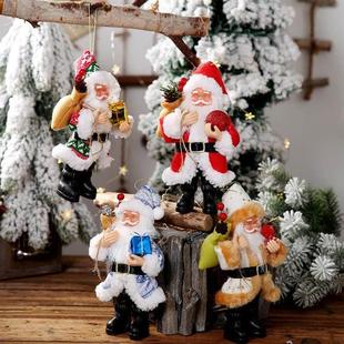 Stand Figurine Tabletop Decor Ornament Santa Christmas Claus