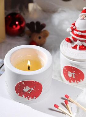 Scented candles for Christmas Santa Claus holiday giftcandle