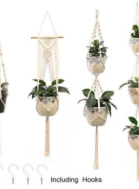 Hanging Planter Flowerpot Plant Holder Macrame Plant Hanger