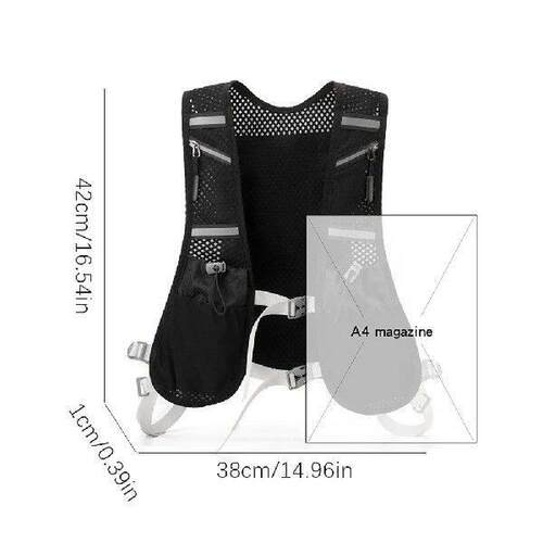 Hydration Running Vest Reflective Hydration Vest