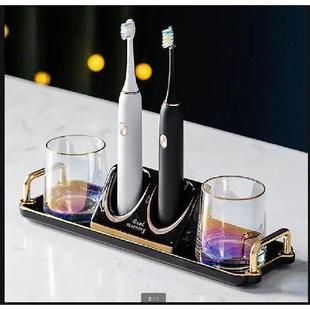 Bathroom Supplies Ceramic Tray Electric Toothbrush Holder