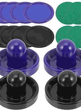 Toy Air Hockey Tabletop Pushers Paddles Plastic Puck