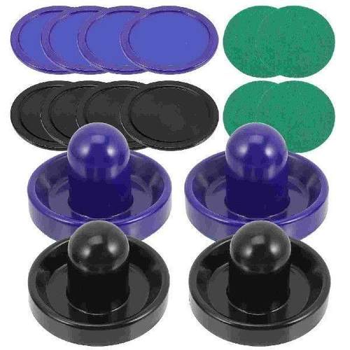 Toy Air Hockey Tabletop Pushers Paddles Plastic Puck