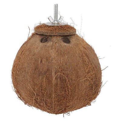 Coconut Shell Bird Nest Material Birds Parrot Toy Natural