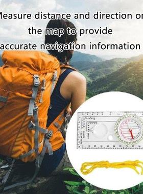 Navigation Tool with Lanyard Compasses Map Scale Ruler