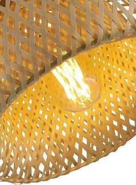 AT35-Plug In Pendant Light Hanging Lamp With Switch Jute