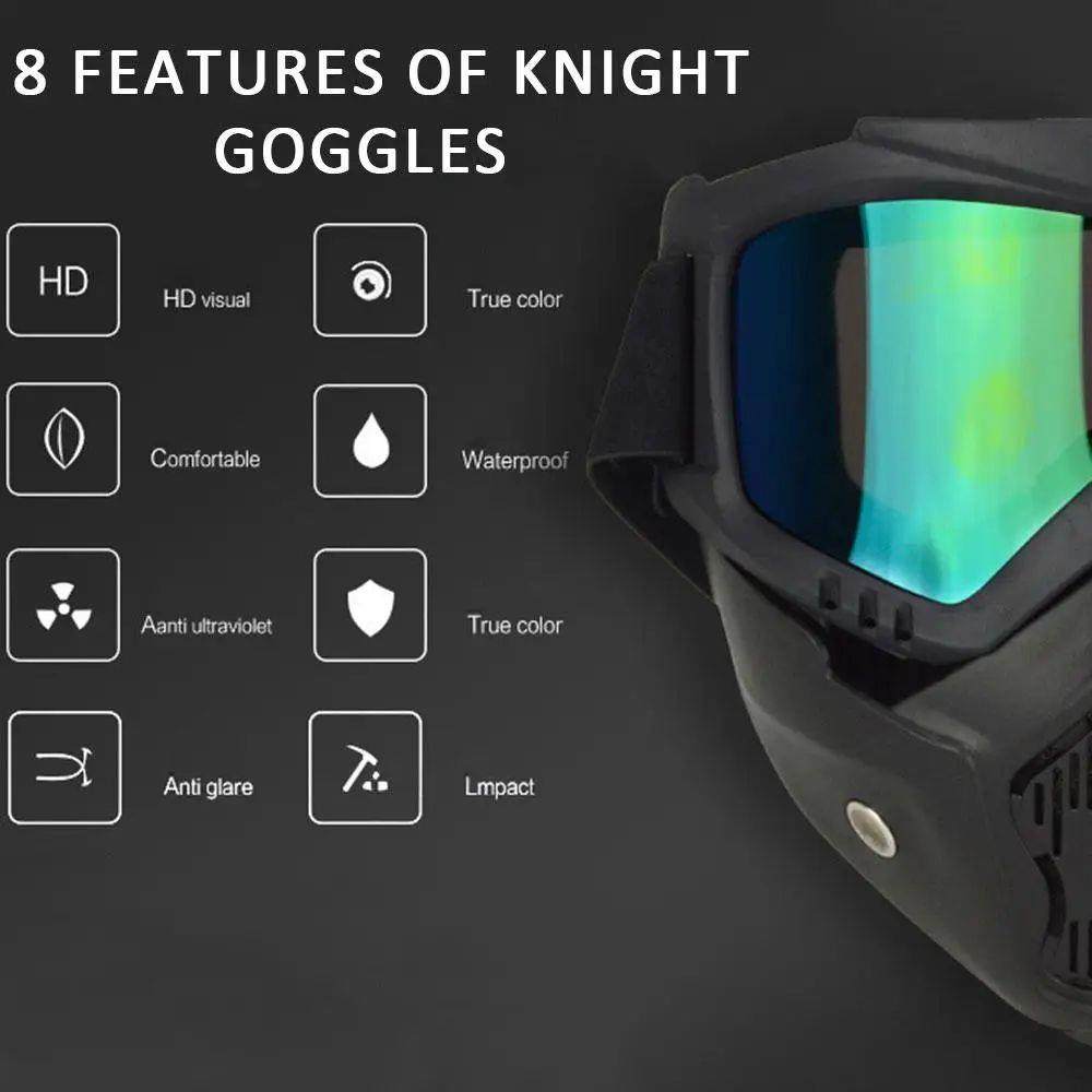 Goggle Mask Tactical Airsoft Field Hunting Motocross Protect