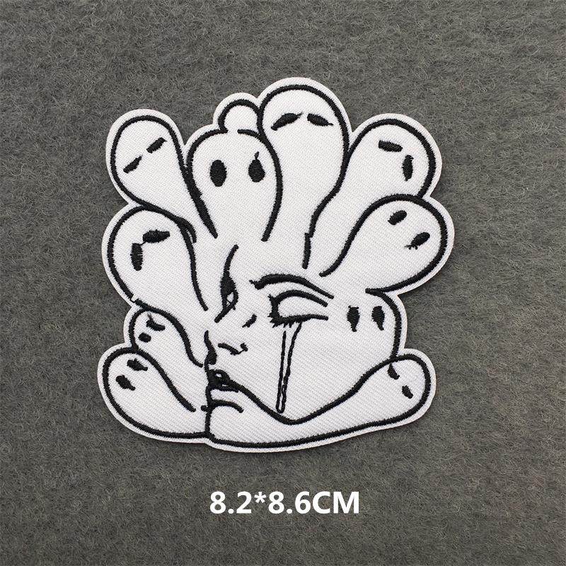 Embroidery Patch Ironing Applications Clothing Thermoadhesiv