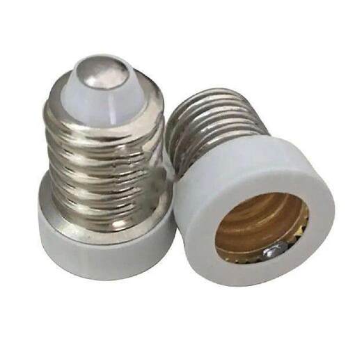 2Pcs E14 To E12 Adapter Converter Lamp Holder Base Socket