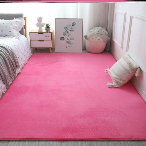 Fluffy Area Rugs for Bedroom Shaggy Floor Mat Carpet 地毯垫